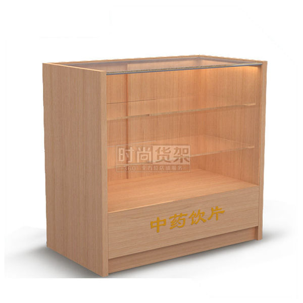 中藥前柜 （紅櫻桃木紋）